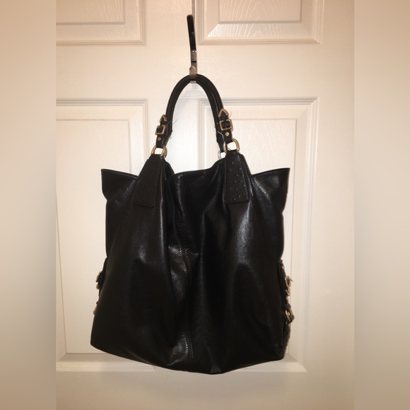 REBECCA MINKOFF: Soft Leather Satchel - Picture 2 of 13